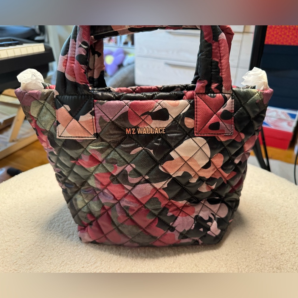 NWT MZ Wallace Small Metro Tote Deluxe Dahlia